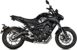 Sistema De Escape Completo Con Catalizador Y Homologación Acústica Suono Acero Negro Carbono - Mivv Compatible Con Yamaha Mt-09 (2013-2020)