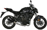Sistema De Escape Completo Sin Catalizador Y Con Homologación Acústica Delta Race Acero Negro Carbono - Mivv Compatible Con Yamaha Mt-07 (2014-2024)