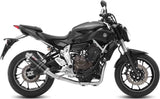 Sistema De Escape Completo Con Catalizador Y Homologación Acústica Gp Acero Negro - Mivv Compatible Con Yamaha Mt-07 (2014-2024)