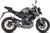 Sistema De Escape Completo Con Catalizador Y Homologación Acústica Gp Carbono - Mivv Compatible Con Yamaha Mt-125 (2015-2019)