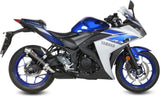 Tubo De Escape Con Homologación Acústica Gp Carbono - Mivv Compatible Con Yamaha Yzf-R25 (2015-2022)