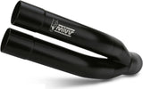 Tubo De Escape Con Homologación Acústica Double Gun Acero Negro - Mivv Compatible Con Yamaha Yzf-R3 (2015-2024)