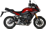 Complete Catalytic Exhaust System With Sound Certification Oval Titanium Carbon - Mivv Compatible With Yamaha Tracer 900 (2013-2020)