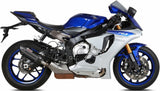 Tubo De Escape Sin Catalizador Y Con Homologación Acústica Suono Acero Negro Carbono - Mivv Compatible Con Yamaha Yzf 1000 R1 (2015-2022)