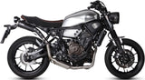 Sistema De Escape Completo Con Catalizador Y Homologación Acústica Ghibli Acero Negro - Mivv Compatible Con Yamaha Xsr 700 (2016-2020)