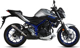 Tubo De Escape Con Homologación Acústica Gp Carbono - Mivv Compatible Con Yamaha Mt-03 (2016-2024)
