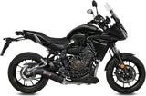 Sistema De Escape Completo Sin Catalizador Y Con Homologación Acústica Oval Carbono Carbono - Mivv Compatible Con Yamaha Tracer 700 (2016-2024)