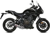 Sistema De Escape Completo Con Catalizador Y Homologación Acústica Oval Titano Carbono - Mivv Compatible Con Yamaha Tracer 700 (2016-2024)