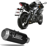 Tubo De Escape Con Homologación Acústica Mk3 Carbono - Mivv Compatible Con Yamaha Yzf 600 R6 (2017-2021)