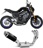 Sistema De Escape Completo Con Catalizador Y Homologación Acústica Gppro Carbono - Mivv Compatible Con Yamaha Mt-09 - Sp (2021-2023)
