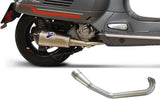 Sistema De Escape Completo Sin Catalizador Y Sin Homologación Acústica Relevance Acero Inox Copa Carbono - Termignoni Compatible Con Piaggio Vespa 250 - 300 (2008-2022)