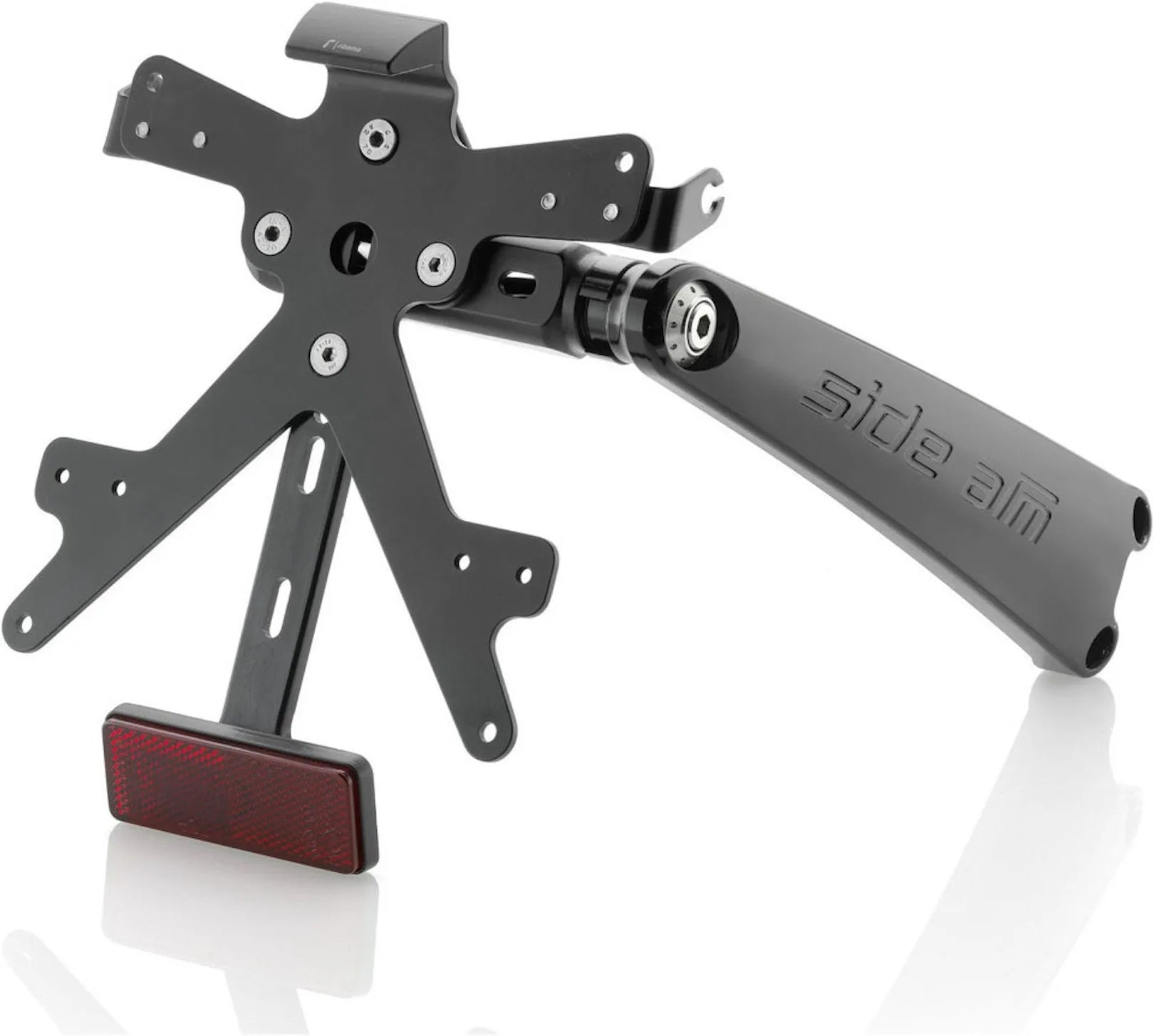Portamátricula Side-Arm - Rizoma Compatible Con Mv Agusta Rivale 800 (2013-2019)