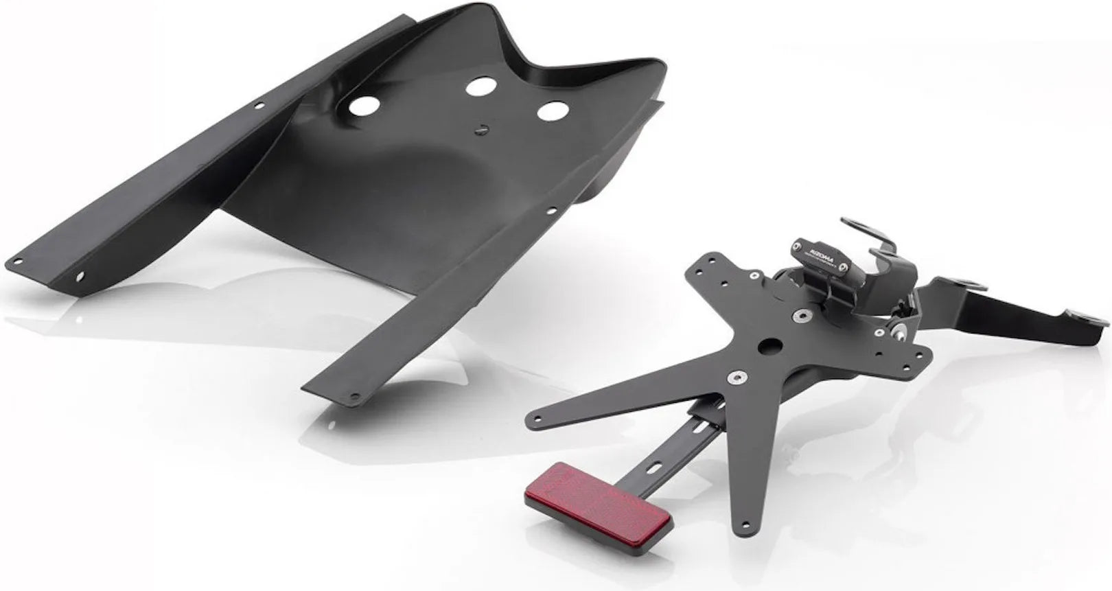 Portamátricula Fox - Rizoma Compatible Con Yamaha T-Max 500 (2008-2011)