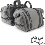 Side Bags Ra316 + Side Bags Holder - Kappa Moto Compatible With Triumph Trident 660 (2021-2023)