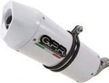 Tubo De Escape Sin Homologación Acústica Albus Ceramic Aluminio Blanco - Gpr Compatible Con Aprilia Sx 125 (2021-2024)