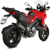 Tubo De Escape Sin Catalizador Y Sin Homologación Acústica Delta Race Acero Carbono - Mivv Compatible Con Ducati Multistrada 1260 (2018-2020)