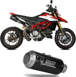 Escape Doble Sin Catalizador Y Sin Homologación Acústica Mk3 Carbono - Mivv Compatible Con Ducati Hypermotard 950 - Sp - Rve (2021-2024)