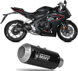 Complete Exhaust System Without Catalytic Converter And Without Sound Certification Mk3 Steel Black - Mivv Compatible With Honda Cbr 650 R (2024-2026)