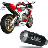 Tubo De Escape Sin Catalizador Y Sin Homologación Acústica Mk3 Carbono - Mivv Compatible Con Honda Cbr 1000 Rr (2017-2019)