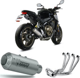 Sistema De Escape Completo Sin Catalizador Y Sin Homologación Acústica Mk3 Acero - Mivv Compatible Con Honda Cbr 650 R (2019-2023)