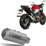 Tubo De Escape Sin Catalizador Y Sin Homologación Acústica Mk3 Acero - Mivv Compatible Con Honda Cb 500 F (2019-2024)