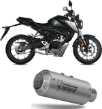 Sistema De Escape Completo Sin Catalizador Y Sin Homologación Acústica Mk3 Acero - Mivv Compatible Con Honda Cb 125 R (2018-2020)
