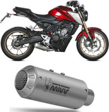 Sistema De Escape Completo Sin Catalizador Y Sin Homologación Acústica Mk3 Acero - Mivv Compatible Con Honda Cb 125 R (2021-2024)
