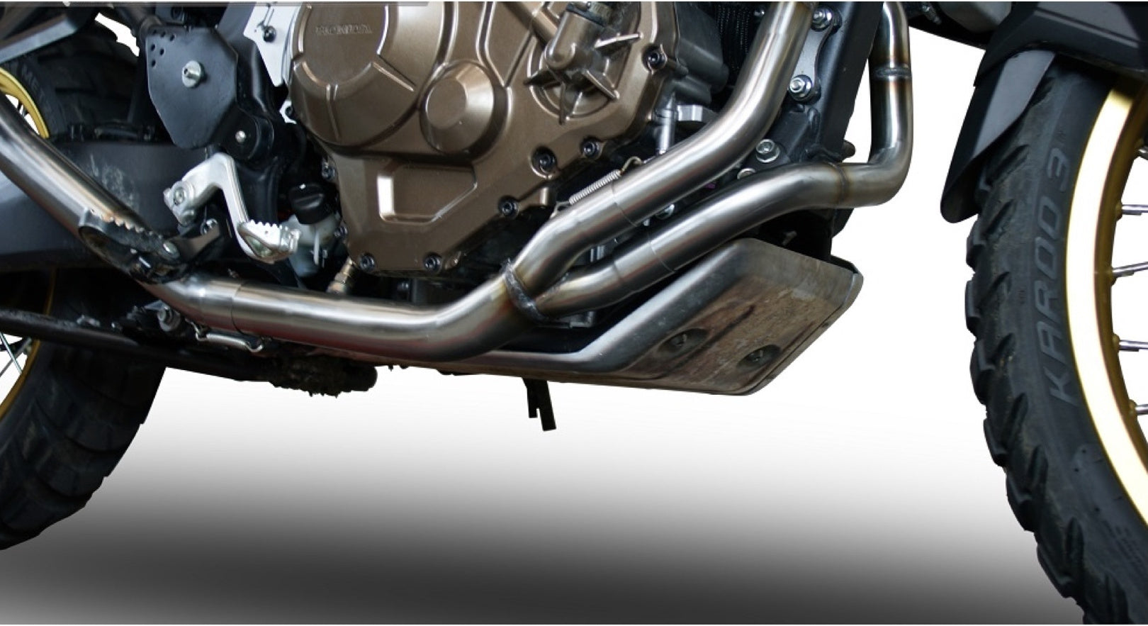 Non-Catalytic Exhaust Manifolds Stainless Steel - Gpr Compatible With Aprilia Dorsoduro 750 (2008-2016)