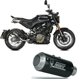Tubo De Escape Sin Catalizador Y Sin Homologación Acústica Mk3 Carbono - Mivv Compatible Con Husqvarna Vitpilen 401 (2021-2023)