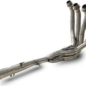 Non-Catalytic Exhaust Manifolds Stainless Steel - Mivv Compatible With Kawasaki Z 900 Rs (2018-2024)