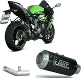 Tubo De Escape Sin Catalizador Y Sin Homologación Acústica Mk3 Carbono - Mivv Compatible Con Kawasaki Zx 6R 636 (2019-2020)