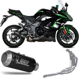 Sistema De Escape Completo Sin Catalizador Y Sin Homologación Acústica Mk3 Carbono - Mivv Compatible Con Kawasaki Ninja 1000 Tourer (2020-2024)