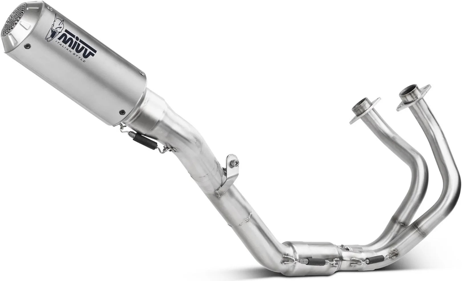 Sistema De Escape Completo Sin Catalizador Y Sin Homologación Acústica Mk3 Acero - Mivv Compatible Con Kawasaki Z 650 (2024)