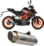Tubo De Escape Sin Catalizador Y Sin Homologación Acústica Mk3 Acero - Mivv Compatible Con Ktm 125 Duke (2021-2023)