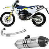 Sistema De Escape Completo Sin Catalizador Y Sin Homologación Acústica Str1 Acero - Mivv Compatible Con Husqvarna 701 Enduro - Supermoto (2021-2024)