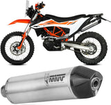 Tubo De Escape Sin Catalizador Y Sin Homologación Acústica Str1 Acero - Mivv Compatible Con Ktm 690 Enduro R (2019-2020)