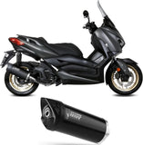 Sistema De Escape Completo Sin Catalizador Y Sin Homologación Acústica Mover Acero Negro - Mivv Compatible Con Yamaha X-Max 125 (2021-2024)