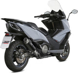 Uncatalysed Exhaust System Without Sound Certification Gppro Carbon - Mivv Compatible With Kymco Ak 550 (2017-2020)