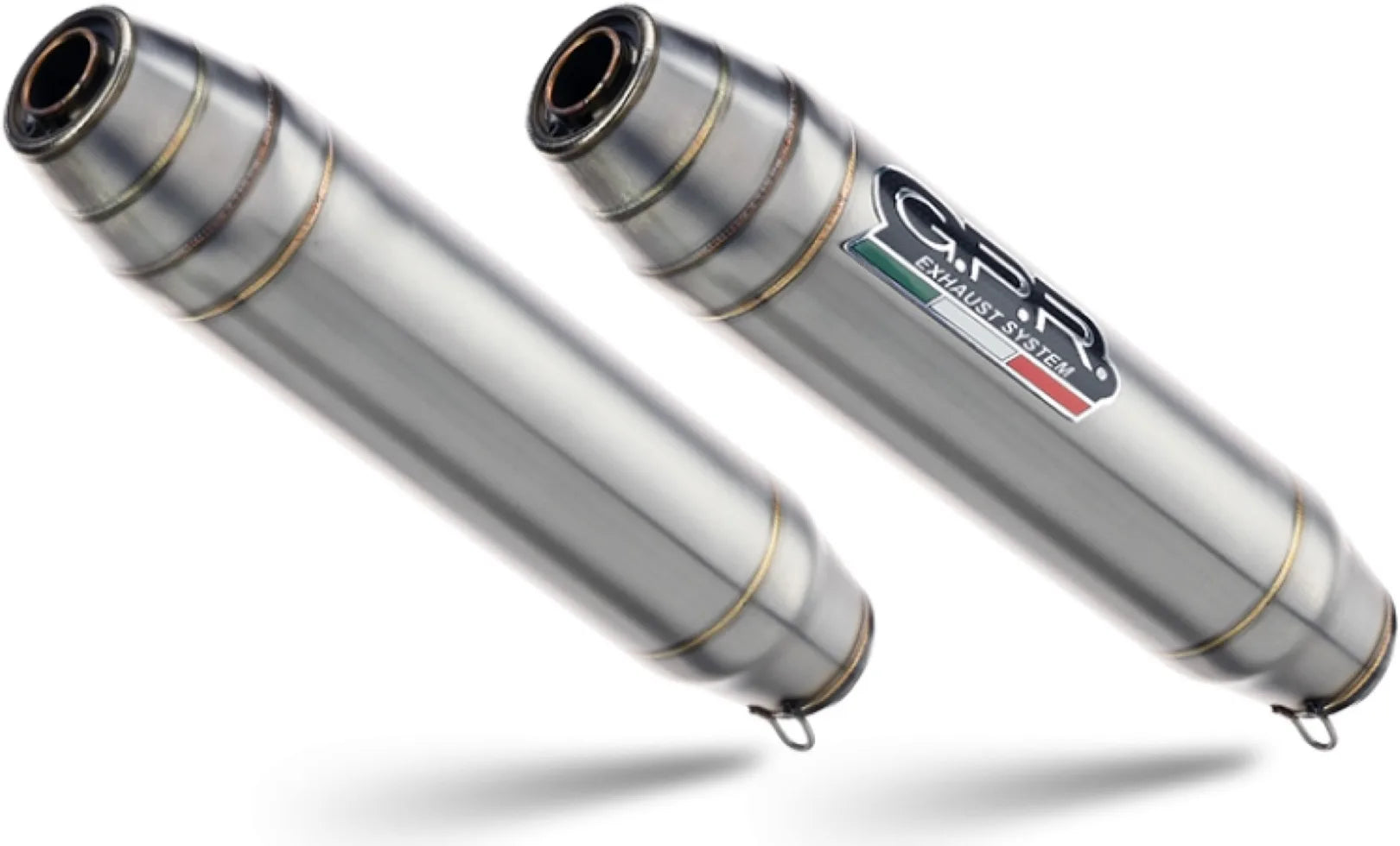 Escape Doble Sin Homologación Acústica Deeptone Acero - Gpr Compatible Con Royal Enfield Interceptor 650 (2019-2020)