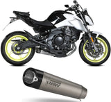 Exhaust Tip Without Sound Certification X-M5 Titanium - Mivv Compatible With Cfmoto 650 Nk (2021-2024)