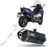 Sistema De Escape Completo Sin Catalizador Y Sin Homologación Acústica Speed Edge Acero Negro Carbono - Mivv Compatible Con Sym Max Sym Tl 500 (2020)