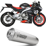 Sistema De Escape Completo Sin Catalizador Y Sin Homologación Acústica X-M1 Titano - Mivv Compatible Con Aprilia Tuono 660 (2021-2024)