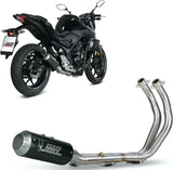Sistema De Escape Completo Sin Catalizador Y Sin Homologación Acústica Mk3 Carbono - Mivv Compatible Con Yamaha Yzf-R25 (2015-2024)