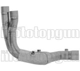 Non-Catalytic Connector Pipe Stainless Steel - Arrow Special Parts Compatible With Aprilia Rsv4 (2025-2026)