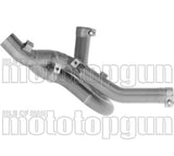 Non-Catalytic Connector Pipe Titanium - Arrow Special Parts Compatible With Ducati Panigale V2 - S (2025-2026)