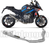 Sistema De Escape Completo Sin Catalizador Y Sin Homologación Acústica Pro-Race Competition Titanio Fondo Titanio - Arrow Special Parts Compatible Con Bmw M 1000 Xr (2025-2026)