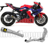 Sistema De Escape Completo Sin Catalizador Y Sin Homologación Acústica Pro-Race Titanio Titanio - Arrow Special Parts Compatible Con Honda Cbr 1000 Rr - R (2020-2023)