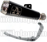 Sistema De Escape Completo Sin Catalizador Y Sin Homologación Acústica Pro-Race Nichrom Negro Acero - Arrow Special Parts Compatible Con Honda Cb 650 R (2019-2023)