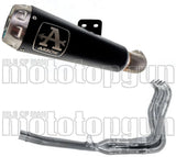 Sistema De Escape Completo Sin Catalizador Y Sin Homologación Acústica Pro-Race Nichrom Negro Acero - Arrow Special Parts Compatible Con Suzuki Gsx-R 1000 (2017-2020)