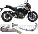 Sistema De Escape Completo Sin Catalizador Y Sin Homologación Acústica Pro-Race Titanio Titanio - Arrow Special Parts Compatible Con Honda Cbr 650 R (2019-2023)